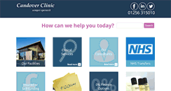 Desktop Screenshot of candoverclinic.com